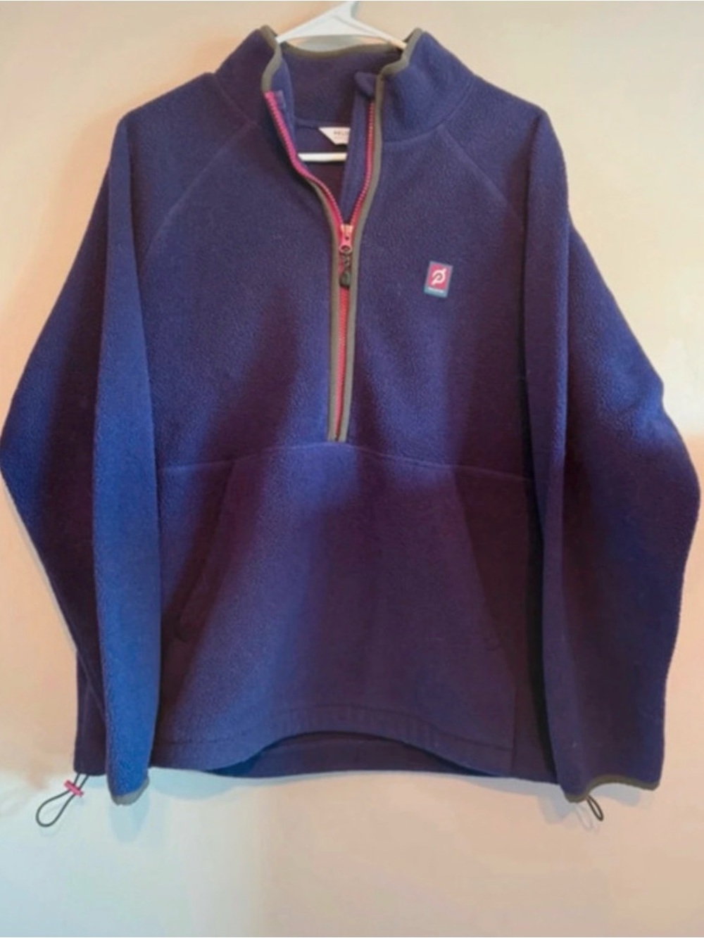 Woman’s Peloton Quarter-Zip Fleece Pullover Size L